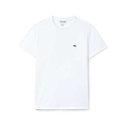 Lacoste Erkek Regular Fit Bisiklet Yaka Beyaz T-shirt