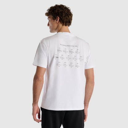 New Balance Erkek Beyaz T-shirt
