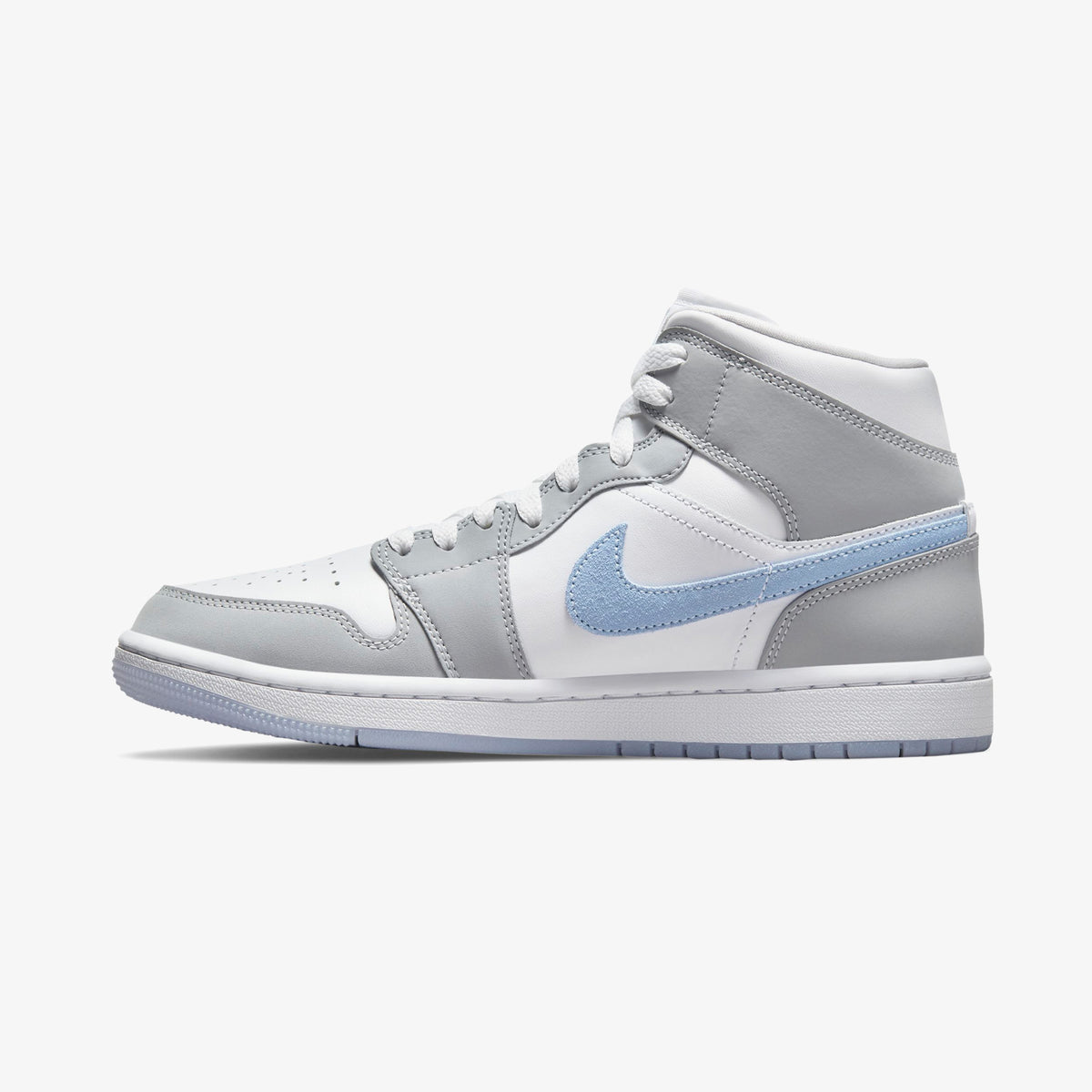 Jordan Air Jordan 1 Mid Kadın Gri Spor Ayakkabı