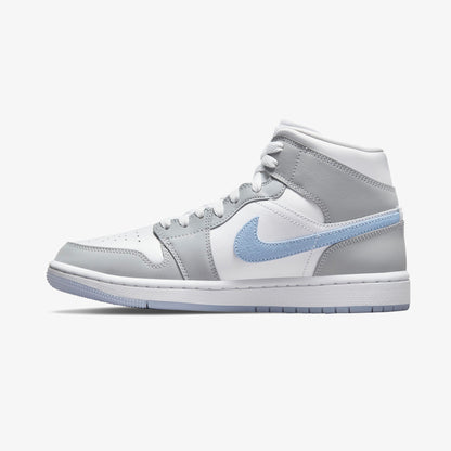 Jordan Air Jordan 1 Mid Kadın Gri Spor Ayakkabı