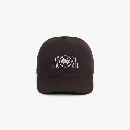 Lacoste Baskılı Unisex Kahverengi Şapka