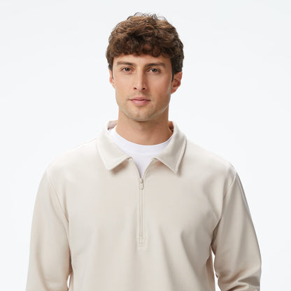 United4 Erkek Krem Sweatshirt