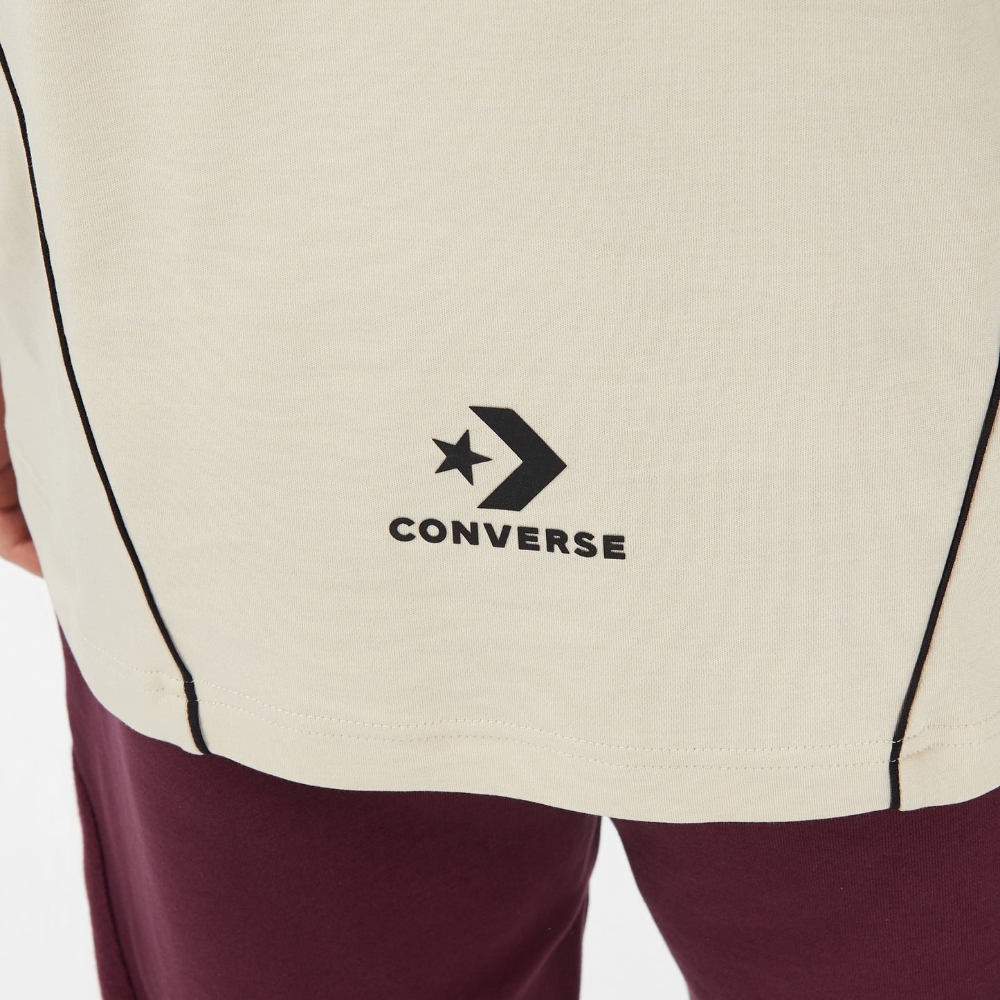 Converse Erkek Bej T-shirt