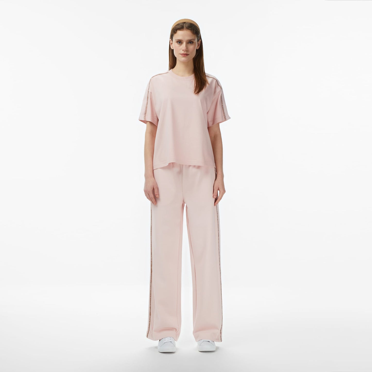 Lacoste Kadın Regular Fit Pembe Eşofman Altı