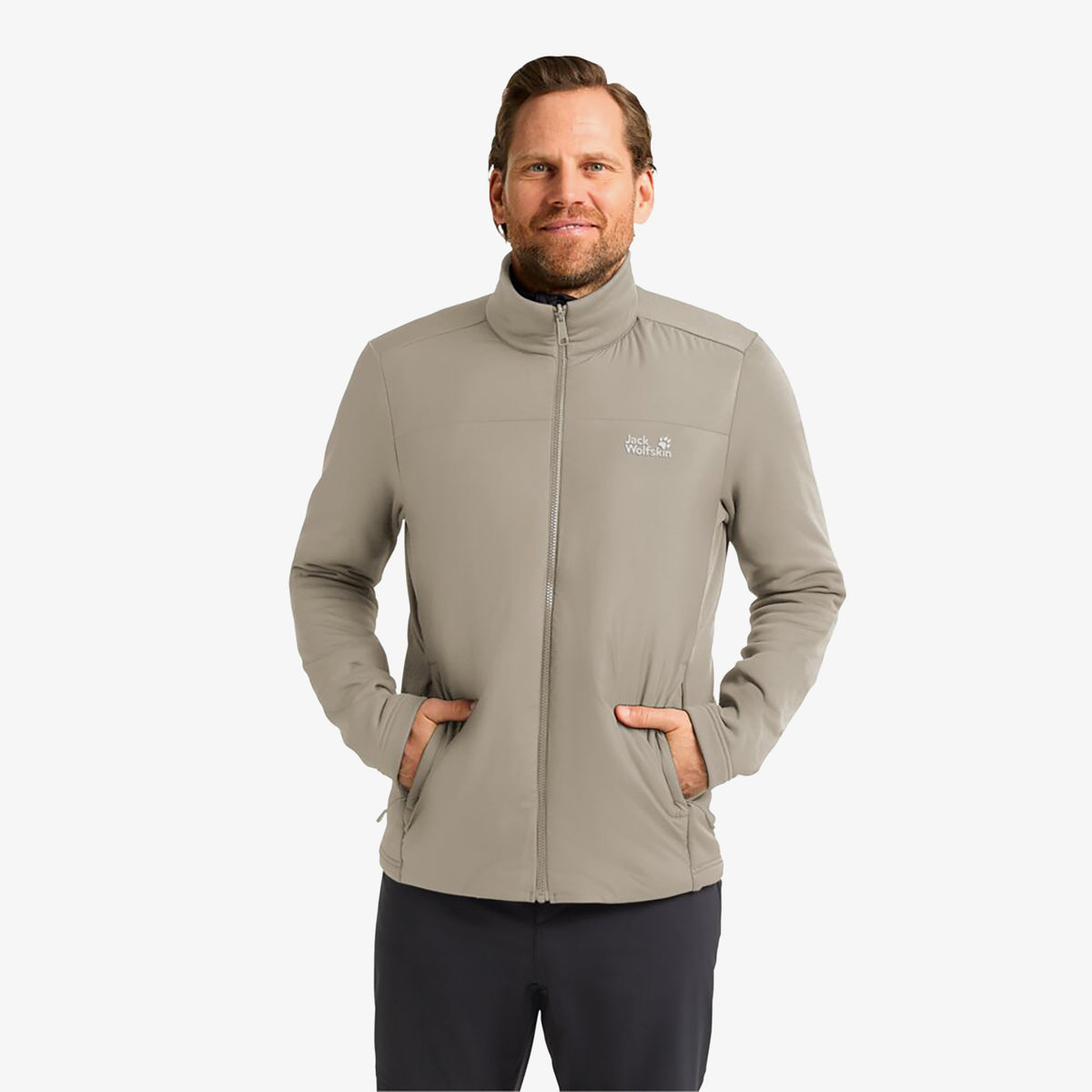 Jack Wolfskin Wild Places 3in1 Erkek Bej Ceket