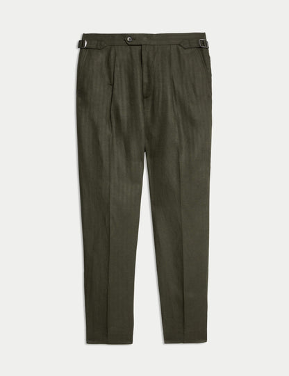 Keten Karışımlı Pantolon