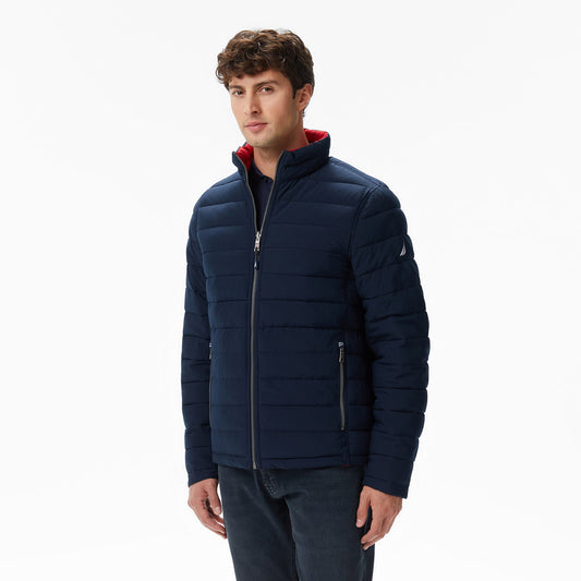 Nautica Erkek Bej Regular Fit Çift Taraflı Mont