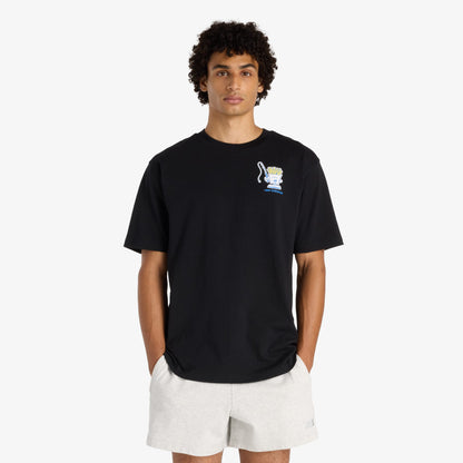 New Balance Fish And Chips Erkek Siyah T-shirt
