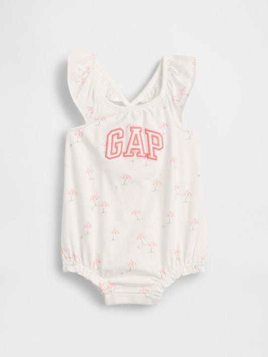 Beyaz Logo Bubble Bodysuit