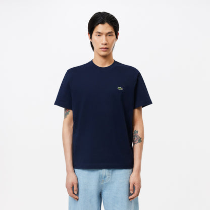 Lacoste Erkek Classic Fit Bisiklet Yaka Lacivert T-shirt
