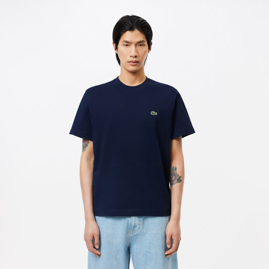 Lacoste Erkek Classic Fit Bisiklet Yaka Lacivert T-shirt
