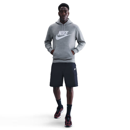 Nike Club Gfx Erkek Gri Hoodie