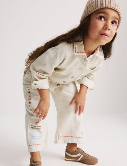 Denim Desenli Ceket