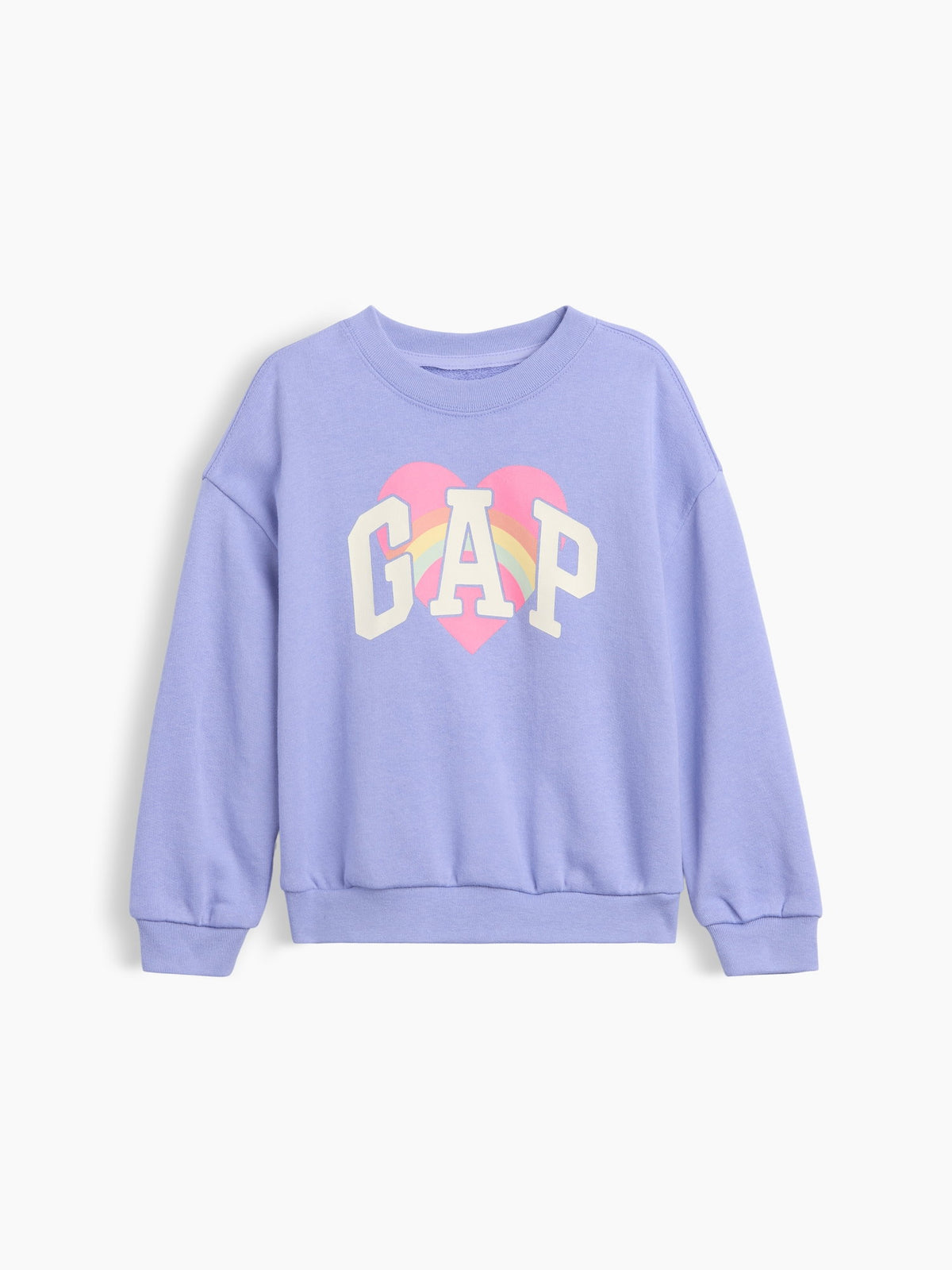 Pembe Fransız Havlu Kumaş Logo Sweatshirt