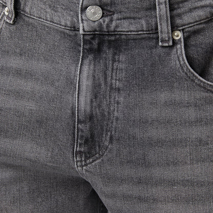 Tommy Hilfiger Ryan Slim Erkek Gri Jean Pantolon