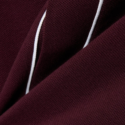 Lacoste Erkek Regular Fit Organik Pamuk Bordo Paris Polo