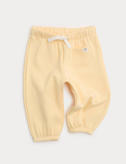 Pamuk Karışımlı Polar Astarlı Jogger Pantolon (0-3 Yaş)