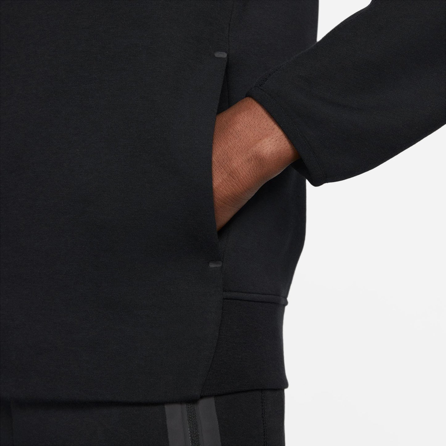 Nike Tech Fleece Pullover Erkek Siyah Hoodie