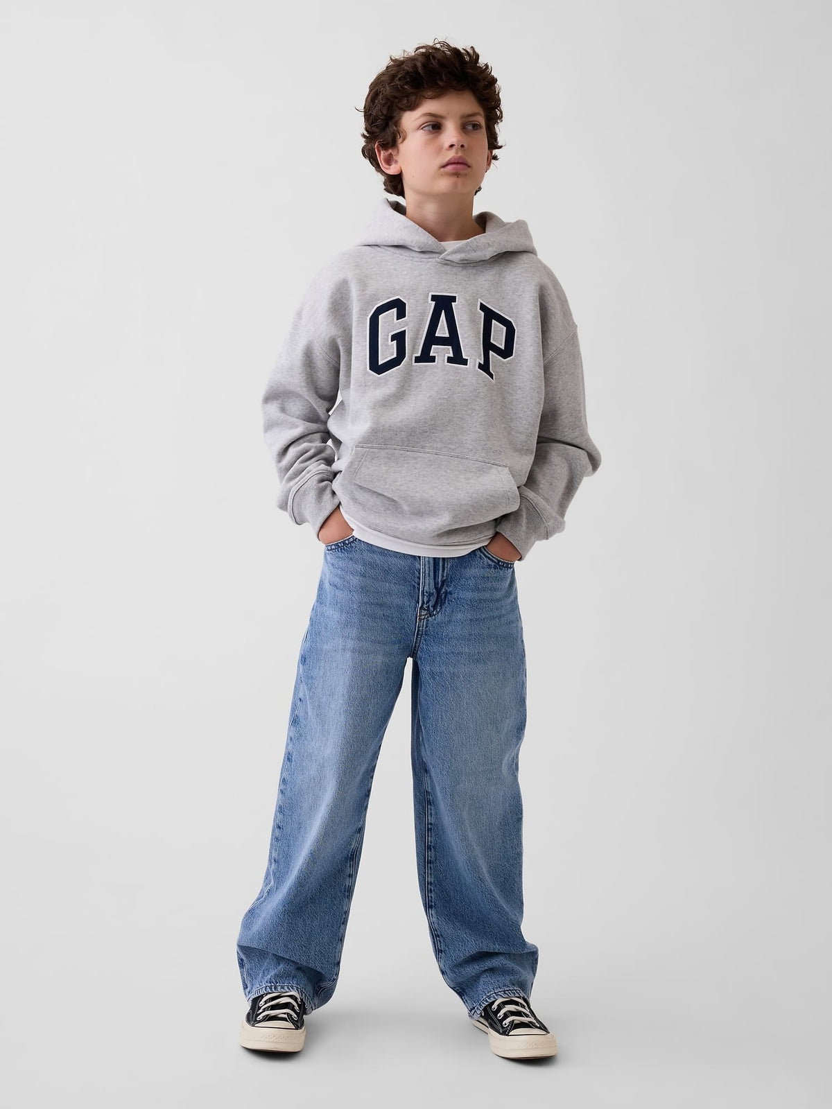 Açık Mavi Baggy Jean Pantolon