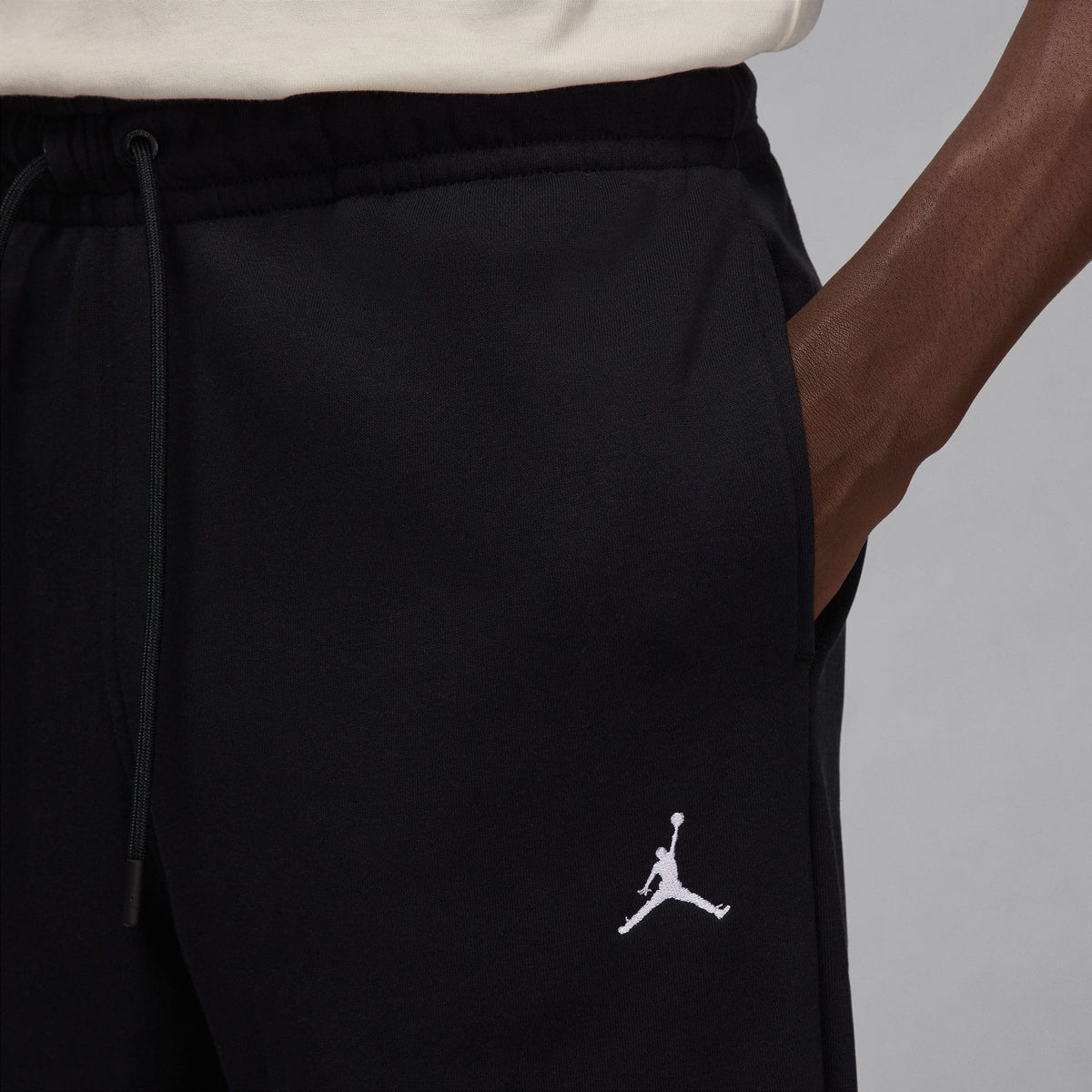 Jordan Brooklyn Erkek Siyah Eşofman Altı
