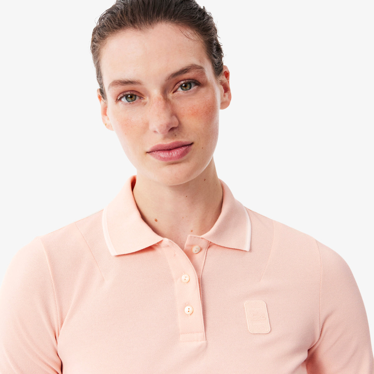 Lacoste Kadın Slim Fit Pembe Polo