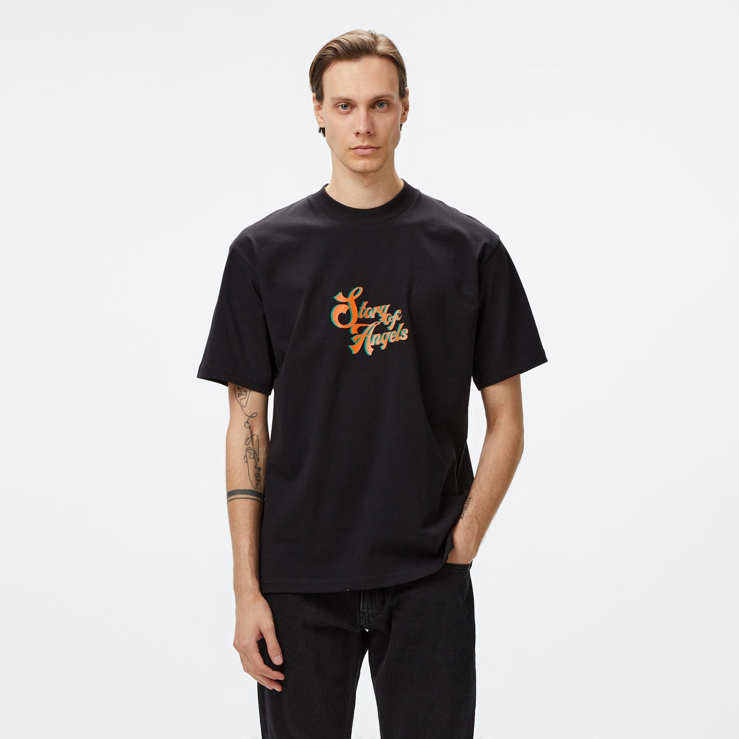 Story Of Angels Soa Ganesha Dream Erkek Siyah T-shirt