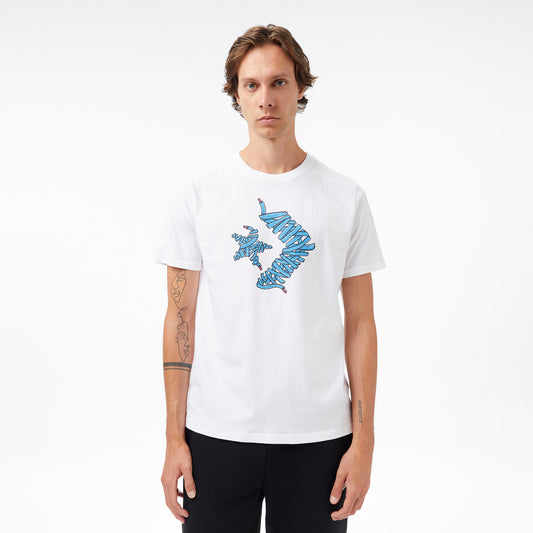 Converse Baskılı Erkek Beyaz T-shirt