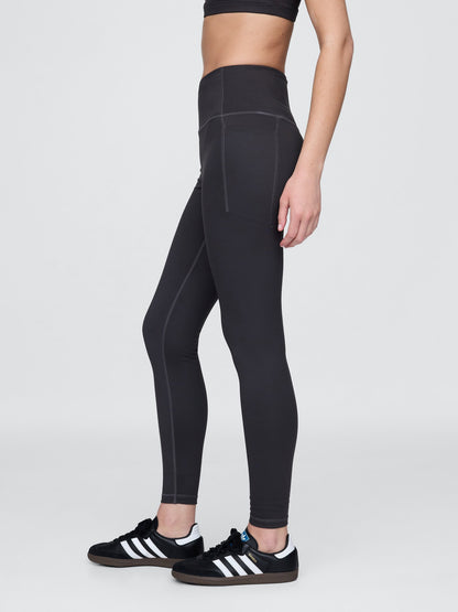 Siyah Gapfit High Rise Power Full Length Tayt