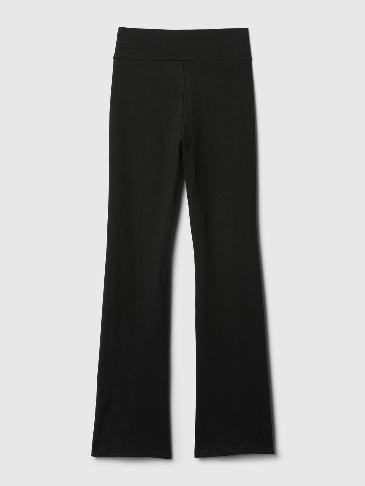 Siyah Organik Pamuk Flare Legging Tayt