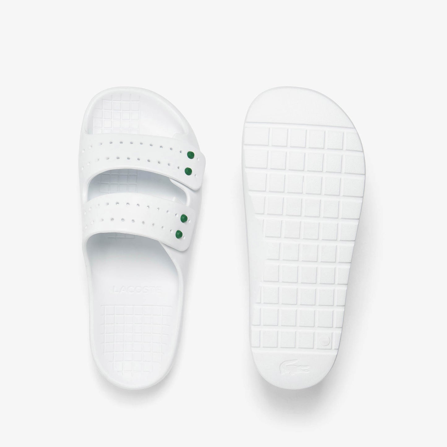 Lacoste Serve Strap Kadın Beyaz Terlik