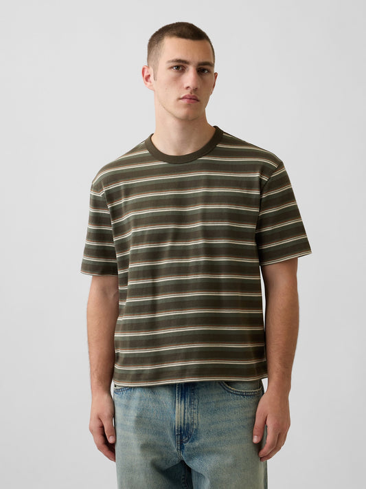Yeşil Heavyweight Crop T-shirt