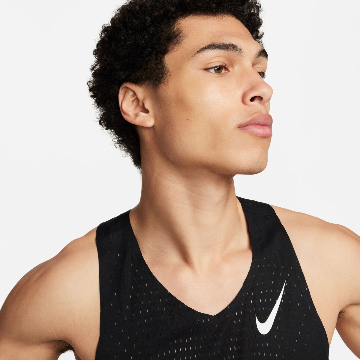 Nike Dfadv Aroswft Singlet Erkek Siyah T-shirt