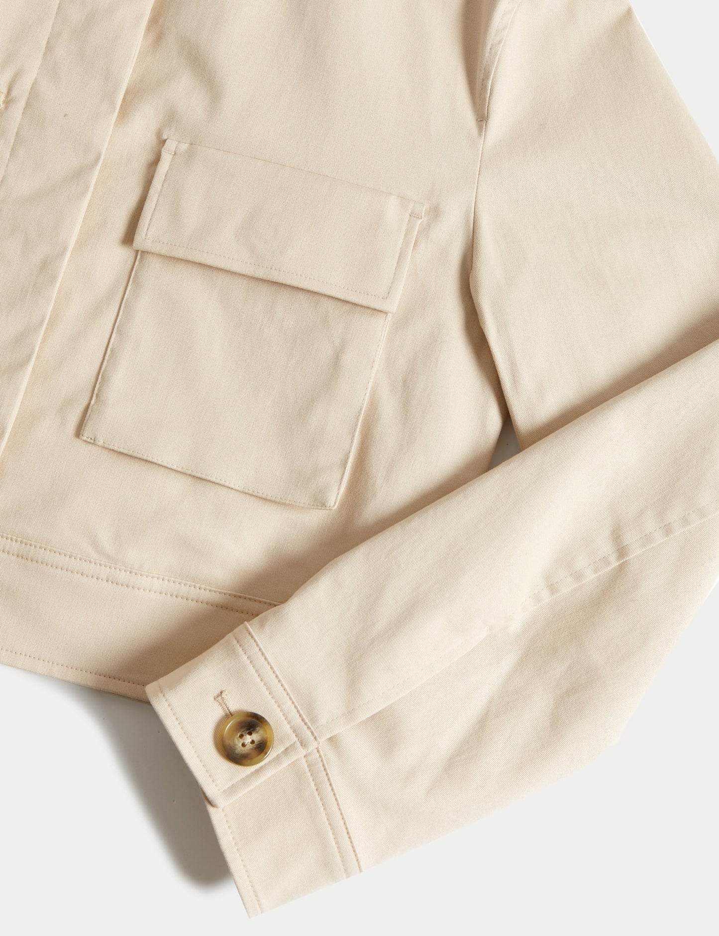 Relaxed Fit Crop Bomber Ceket
