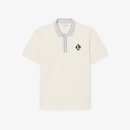 Lacoste Classic Fit Erkek Krem Polo