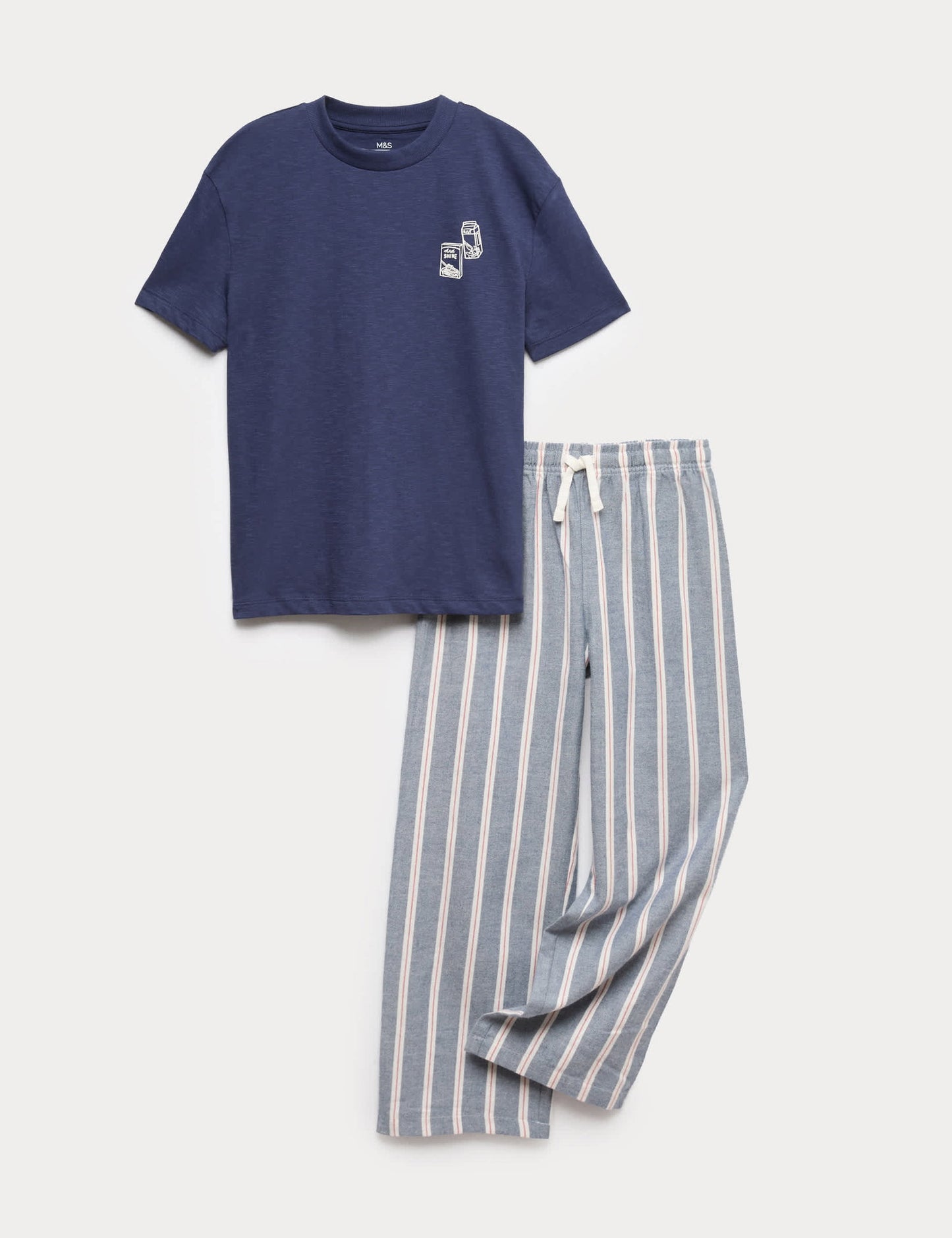 Desenli Pijama Takımı