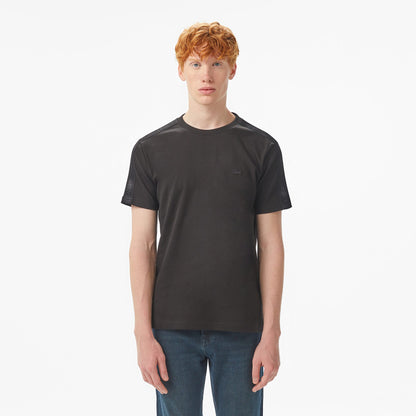 Lacoste Erkek Oversize Fit Bisiklet Yaka Siyah T-shirt
