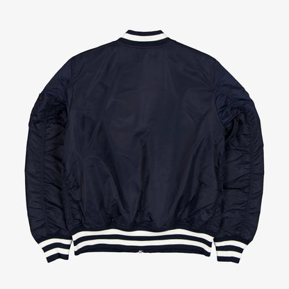 New Era X Alpha Industries New York Yankees Erkek Lacivert Bomber Ceket