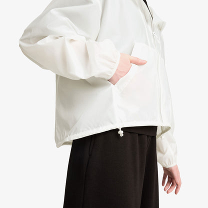 Puma Wardrobe Essentials Oversized Kadın Beyaz Rüzgarlık