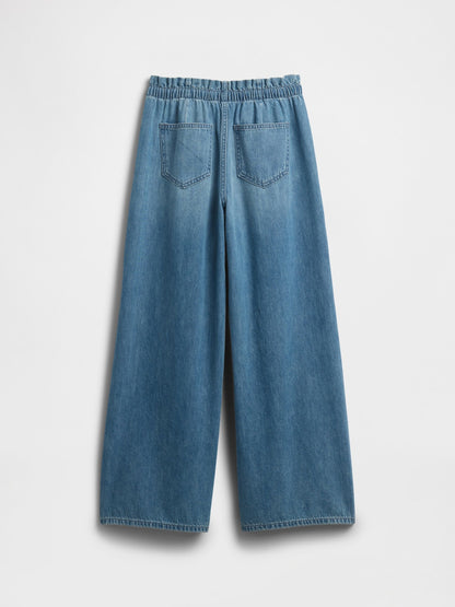 Mavi Mid Rise Superlight Pull-on Baggy Jean Pantolon