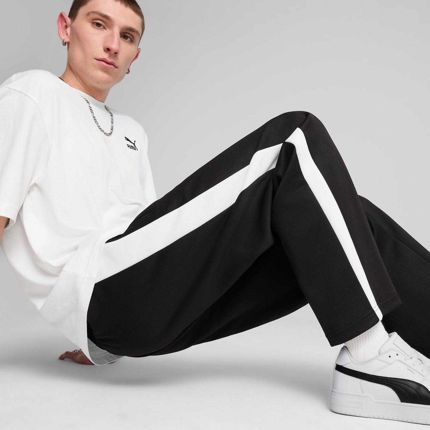 Puma T7 Always On Erkek Siyah Eşofman Altı