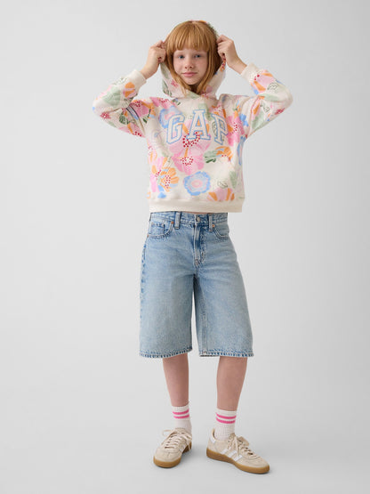 Çok Renkli Relaxed Gap Logo Fransız Havlu Kumaş Sweatshirt
