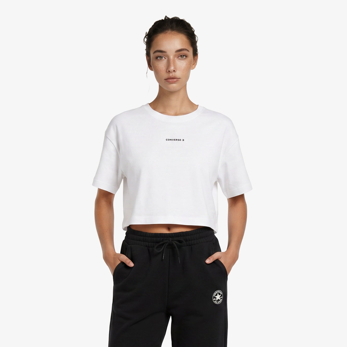 Converse Regular Fit Kadın Beyaz T-shirt