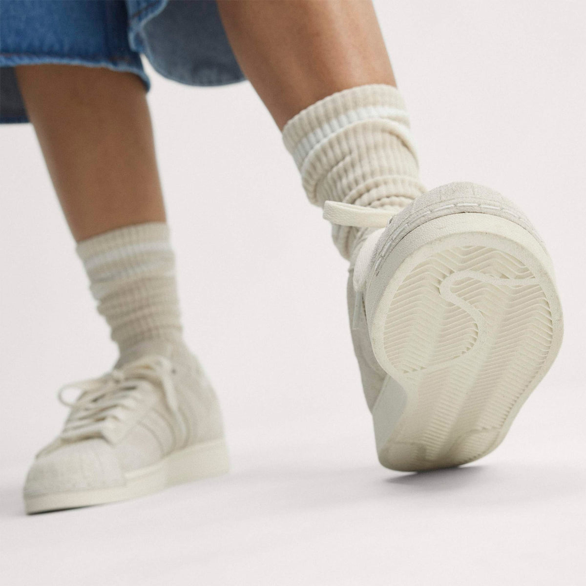 Adidas Superstar Ii Kadın Krem Spor Ayakkabı