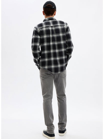 Gri Gapflex Soft Wear Slim Jean Pantolon