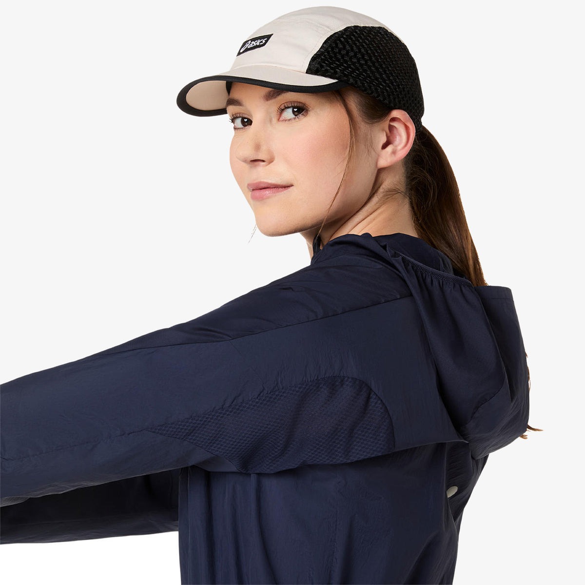 Asics Road Packable Kadın Siyah Koşu Ceket
