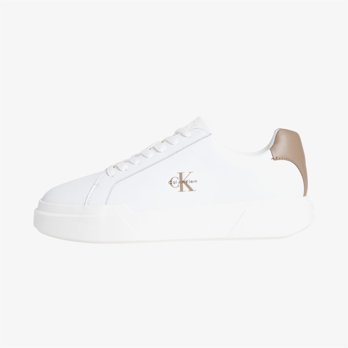 Calvin Klein Chunky Cupsole Laceup Erkek Beyaz Sneaker