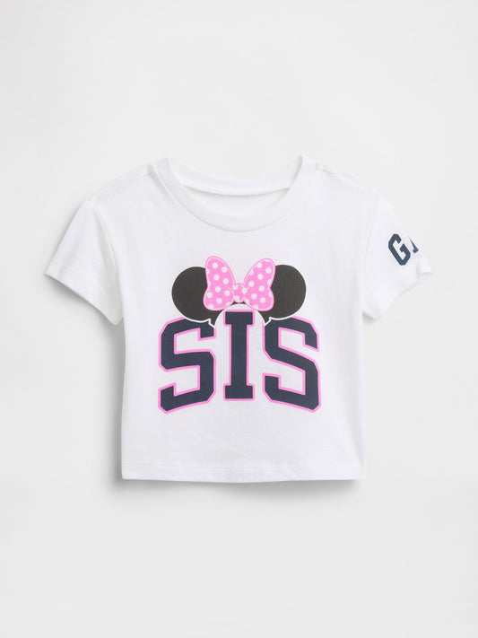 Beyaz Grafik Baskılı T-shirt