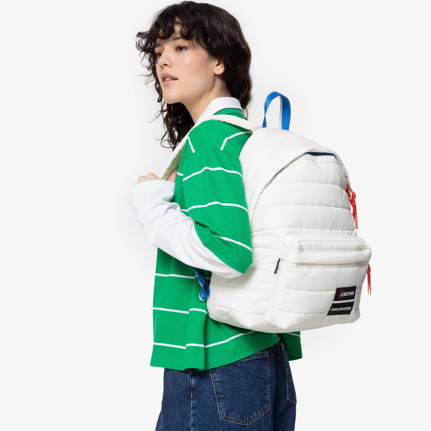 Eastpak Padded Pak'r Ghostbusters Puft Unisex Beyaz Sırt Çantası