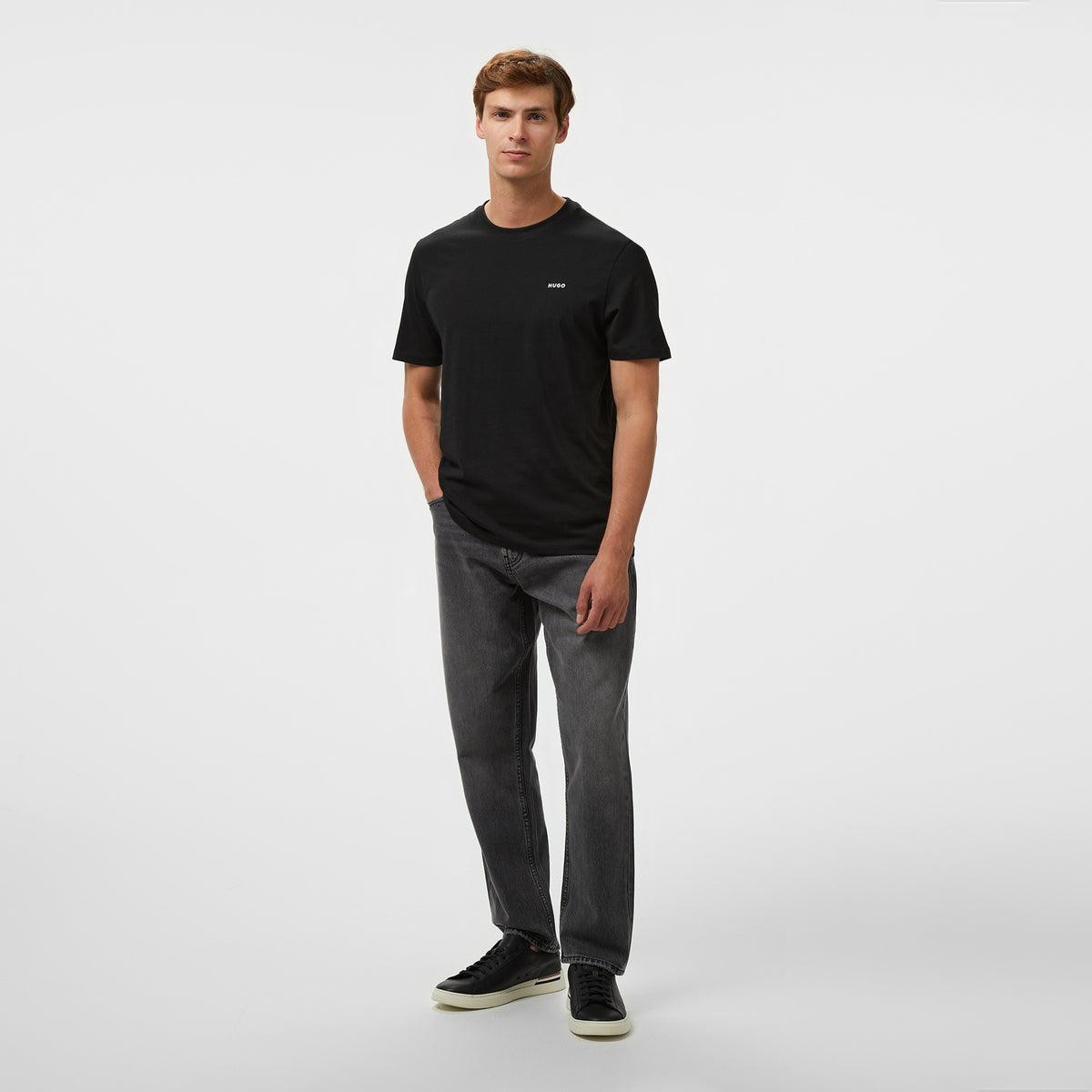 Hugo Dero 222 Erkek Siyah T-shirt