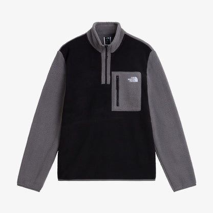 The North Face The Yumiori 1/4 Zip Fleece Erkek Gri/siyah Polar